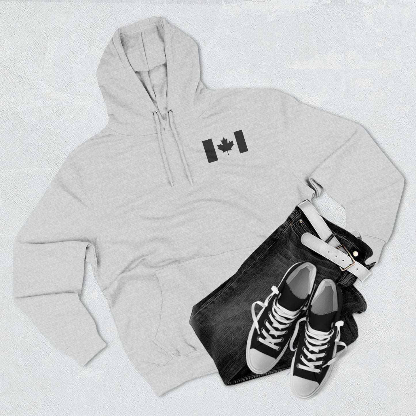 Canada Proud Unisex Fleece Hoodie - Perfect for Fall and Winter