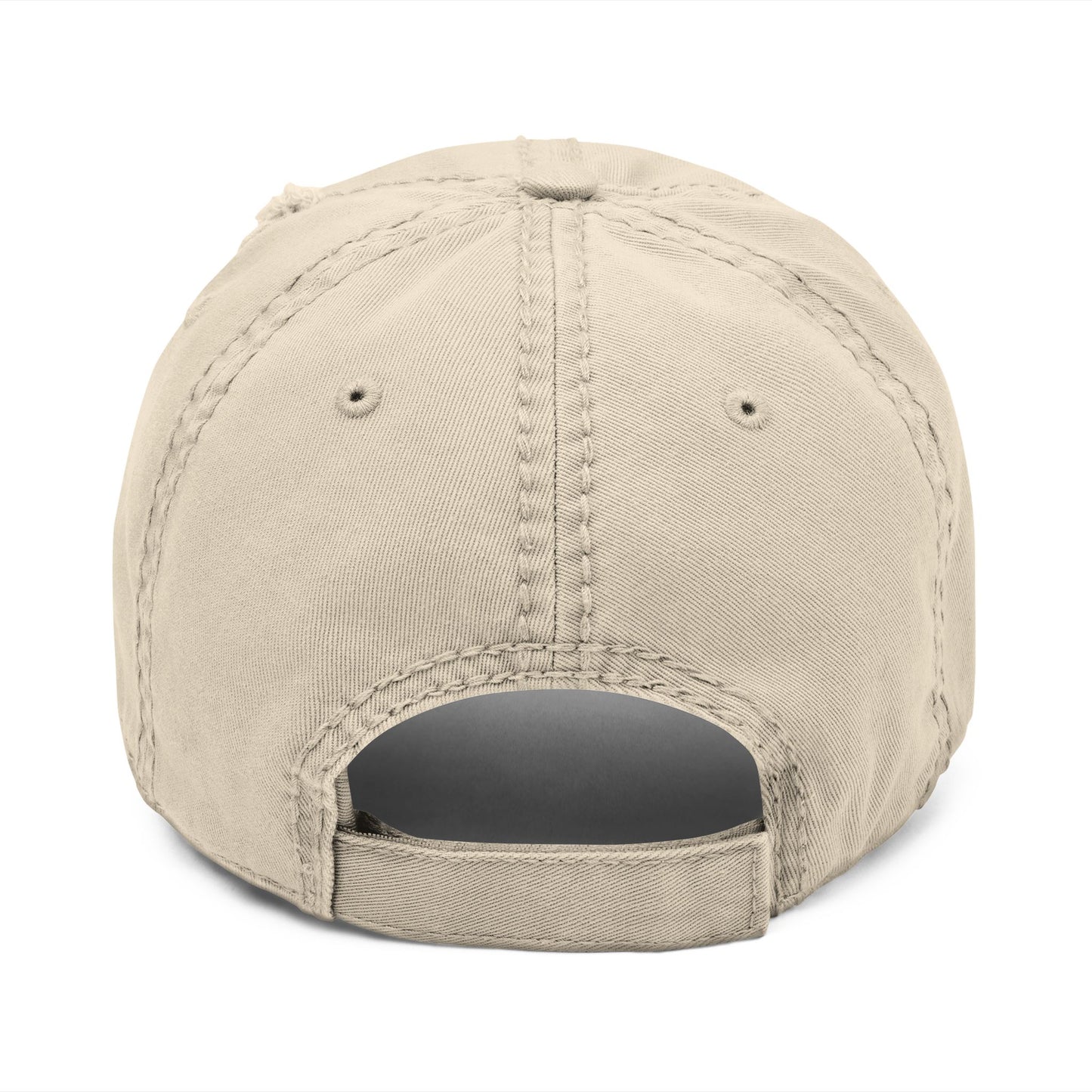 Distressed Canadian Dad Hat with Embroidery | Perfect Baseball Cap for Travel and Leisure