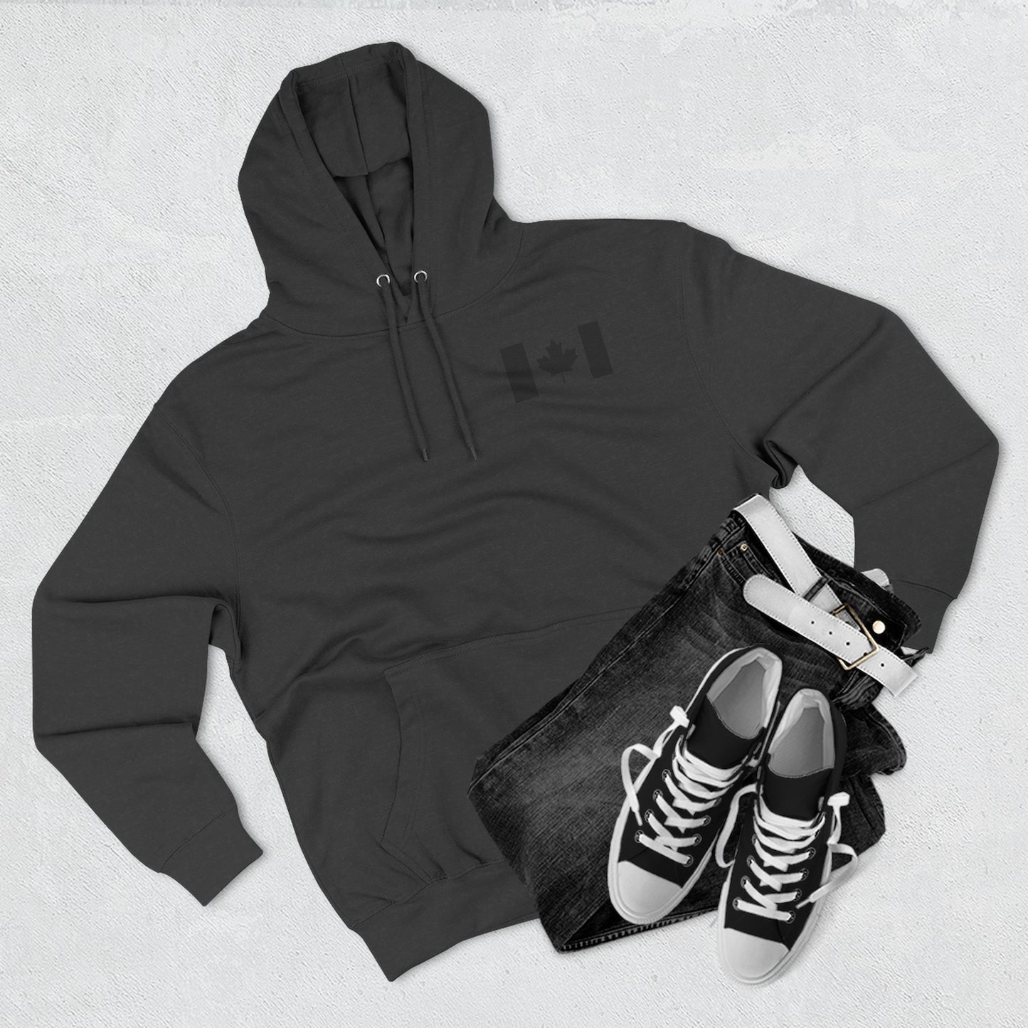 Canada Proud Unisex Fleece Hoodie - Perfect for Fall and Winter