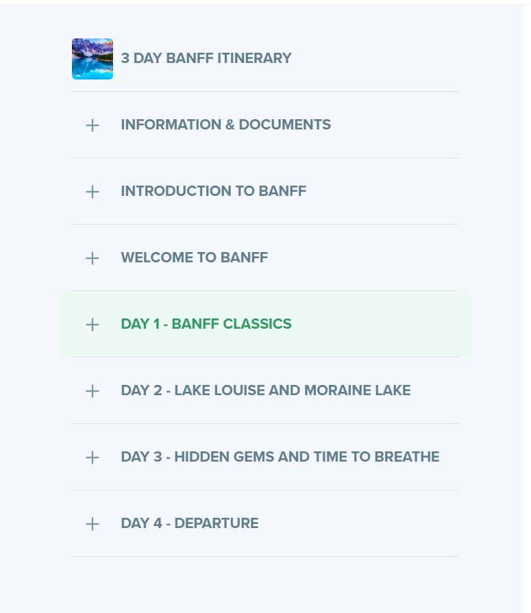 Banff 3 Day Digital Travel Itinerary - Everything you need for your trip to Banff